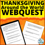 Thanksgiving Around The World Activity A No Prep Webquest | Made Throughout Thanksgiving Around The World Worksheet