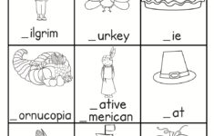 Thanksgiving Beginning Sound with Thanksgiving Beginning Sounds Worksheet