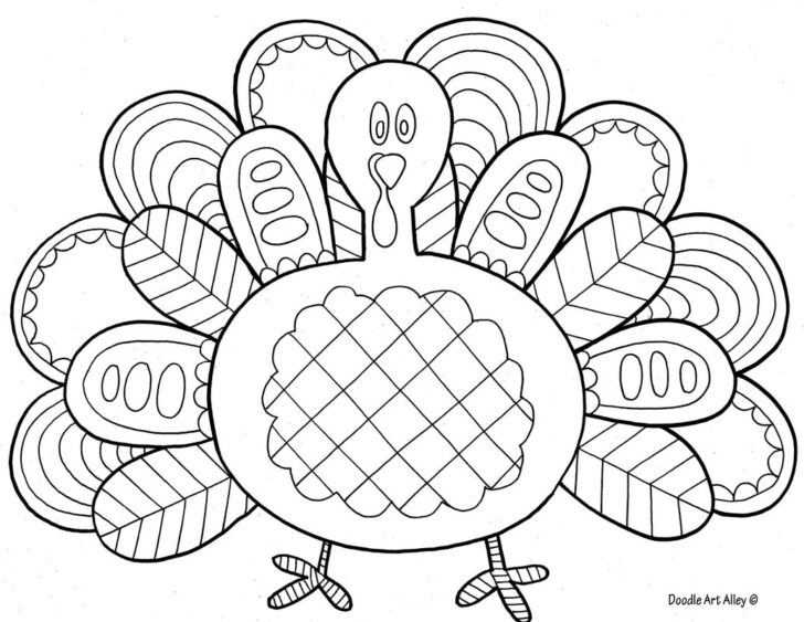 Thanksgiving Color Worksheets