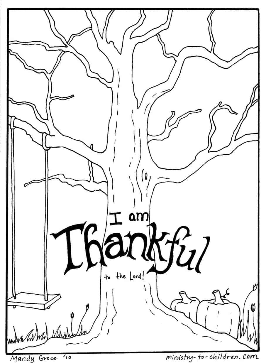 Thanksgiving Coloring Pages (Free Printable For Kids) for Christian Thanksgiving Worksheets
