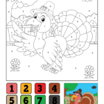 Thanksgiving Colornumber (Free Printables)   Crafty Morning Regarding Color By Number Thanksgiving Worksheets