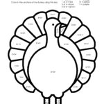 Thanksgiving Colornumber: Simple Addition | Squarehead Teachers With Free Printable Thanksgiving Math Coloring Worksheets