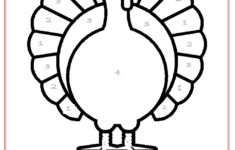 Thanksgiving Colournumber Turkey | Early Education Zone with Thanksgiving Turkey Worksheet