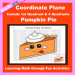 Thanksgiving Coordinate Plane Graphing Picture: Pumpkin Pie | Made Throughout Thanksgiving Pumpkin Graphing Worksheet