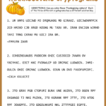 Thanksgiving Cryptograms Inside Thanksgiving Cryptogram Worksheet
