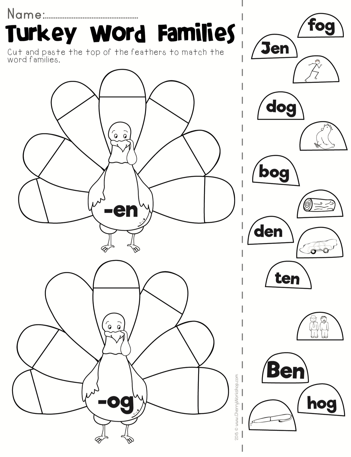 Thanksgiving Cvc Word Activity Pages with regard to Thanksgiving Cvc Worksheets