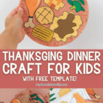 Thanksgiving Dinner Paper Plate Craft | Free Pdf Template With Thanksgiving Plate Worksheet