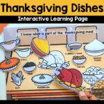 Thanksgiving Dishes Printable, Learn The Traditional Thanksgiving Inside Thanksgiving Meal Worksheet