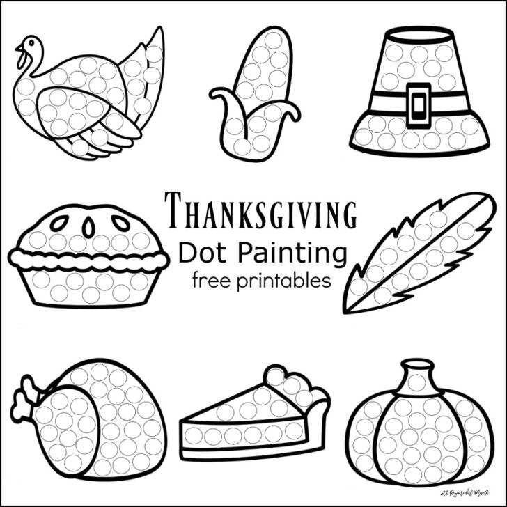Thanksgiving Pre-K Worksheets Free Printable