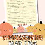 Thanksgiving Fill In The Blanks Story For Fill In The Blank Thanksgiving Worksheets