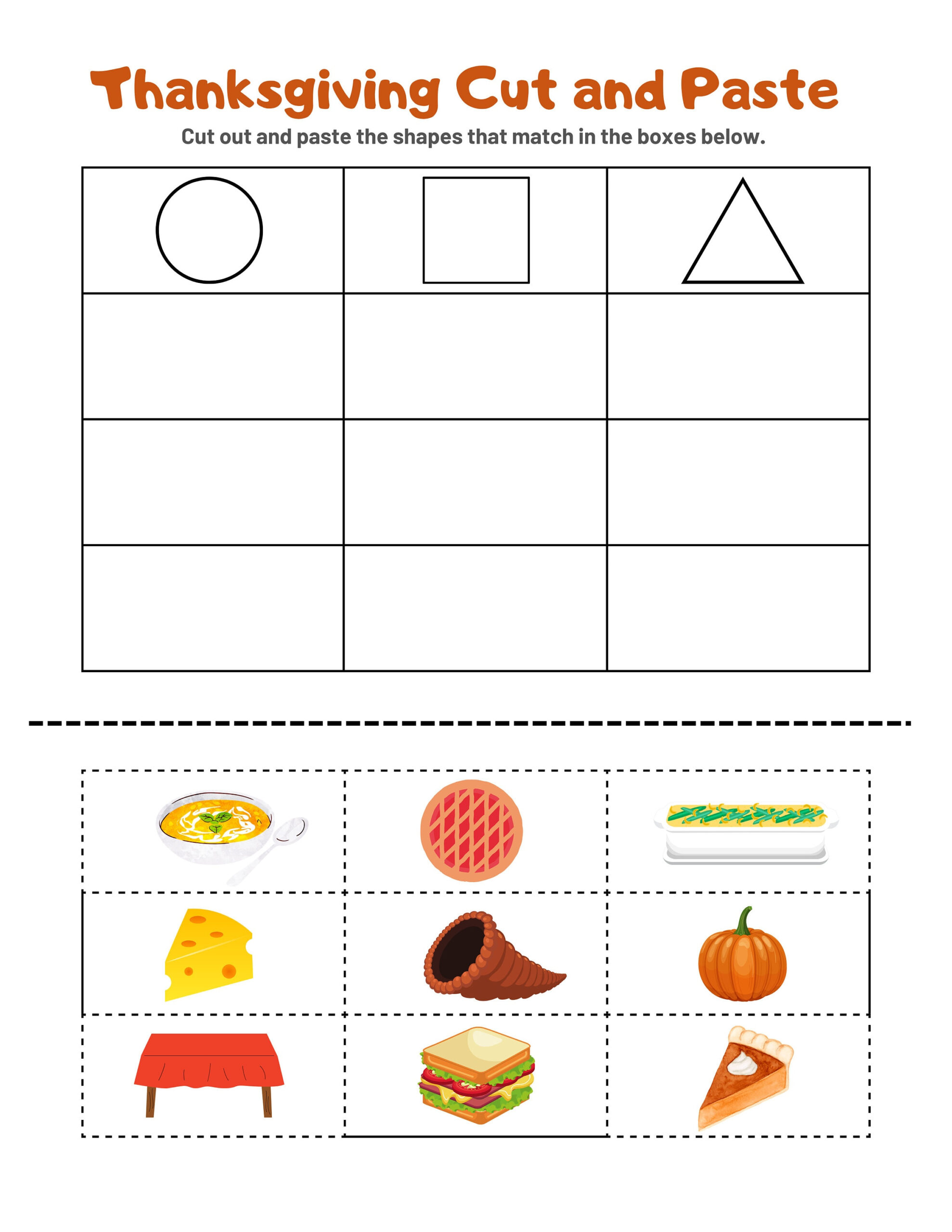 Thanksgiving Fine Motor Worksheets - Etsy pertaining to Thanksgiving Worksheets For Pre-K