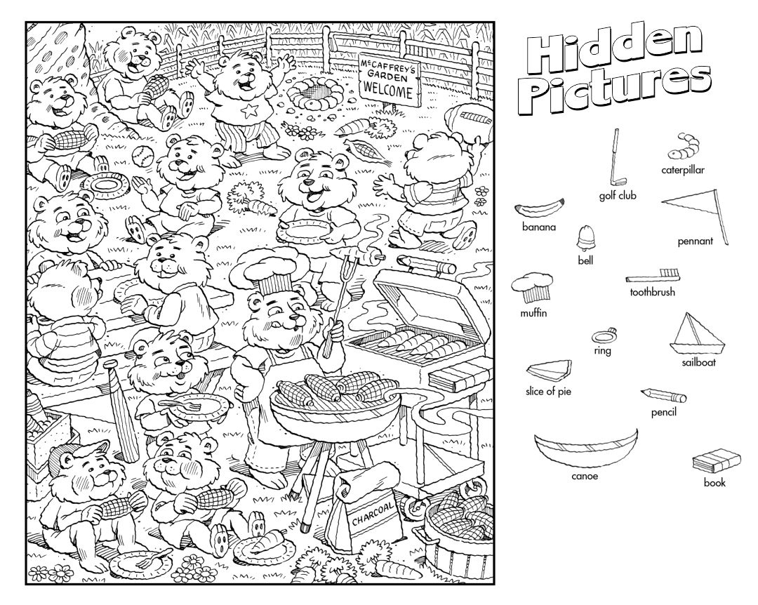 Thanksgiving Hidden Object Games - 10 Free Pdf Printables regarding Thanksgiving Hidden Picture Worksheets