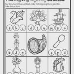 Thanksgiving Kindergarten Activities And Worksheets. Math And Literacy No  Prep Throughout Thanksgiving Beginning Sounds Worksheet