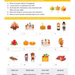 Thanksgiving Lesson (A1 Level) Gener…: English Esl Worksheets Pdf Pertaining To Thanksgiving Esl Worksheets