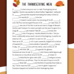 Thanksgiving Mad Libs Style Free Printable   Love & Laugh Games Throughout Thanksgiving Mad Libs Worksheets