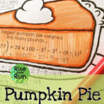 Thanksgiving Math Worksheet Fall Pumpkin Pie Activity Order Of Within Thanksgiving And The Pumpkin Pie Worksheet