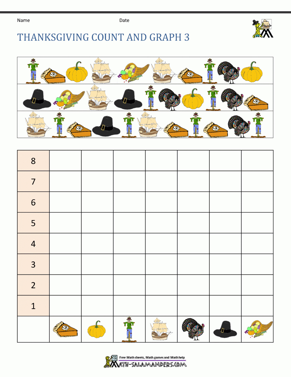 Thanksgiving Math Worksheets 2Nd Grade pertaining to Math Worksheets Thanksgiving
