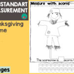 Thanksgiving   Measure With Acorns Intended For Thanksgiving Measurement Worksheet