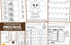 Thanksgiving No Prep Preschool Worksheets &amp; Activities - In My World throughout Free Thanksgiving Preschool Worksheets