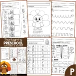 Thanksgiving No Prep Preschool Worksheets & Activities   In My World Within Preschool Thanksgiving Worksheets Free Printables