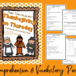 Thanksgiving On Thursday: Comprehension And Vocabulary Packet Regarding Magic Tree House Thanksgiving On Thursday Worksheets