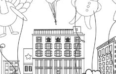 Thanksgiving Parade Placemat Coloring Page - Pineapple Paper Co. for Macy&amp;#039;s Thanksgiving Day Parade Worksheet