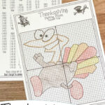 Thanksgiving Plotting Points   Mystery Picture With Plotting Points Thanksgiving Worksheet