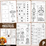 Thanksgiving Preschool Worksheets And Activities No Prep With Regard To Thanksgiving Syllable Worksheets