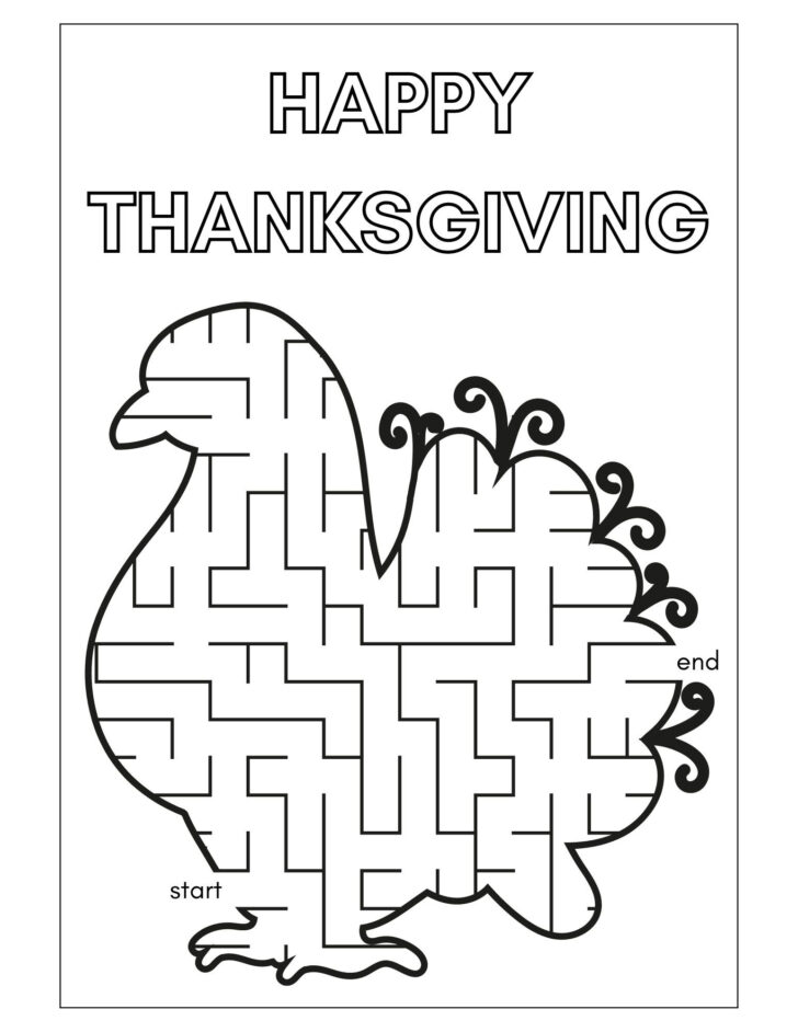 Happy Thanksgiving Worksheets