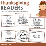 Thanksgiving Read & Trace Sight Word Readers   In My World Inside Kindergarten Thanksgiving Reading Worksheets
