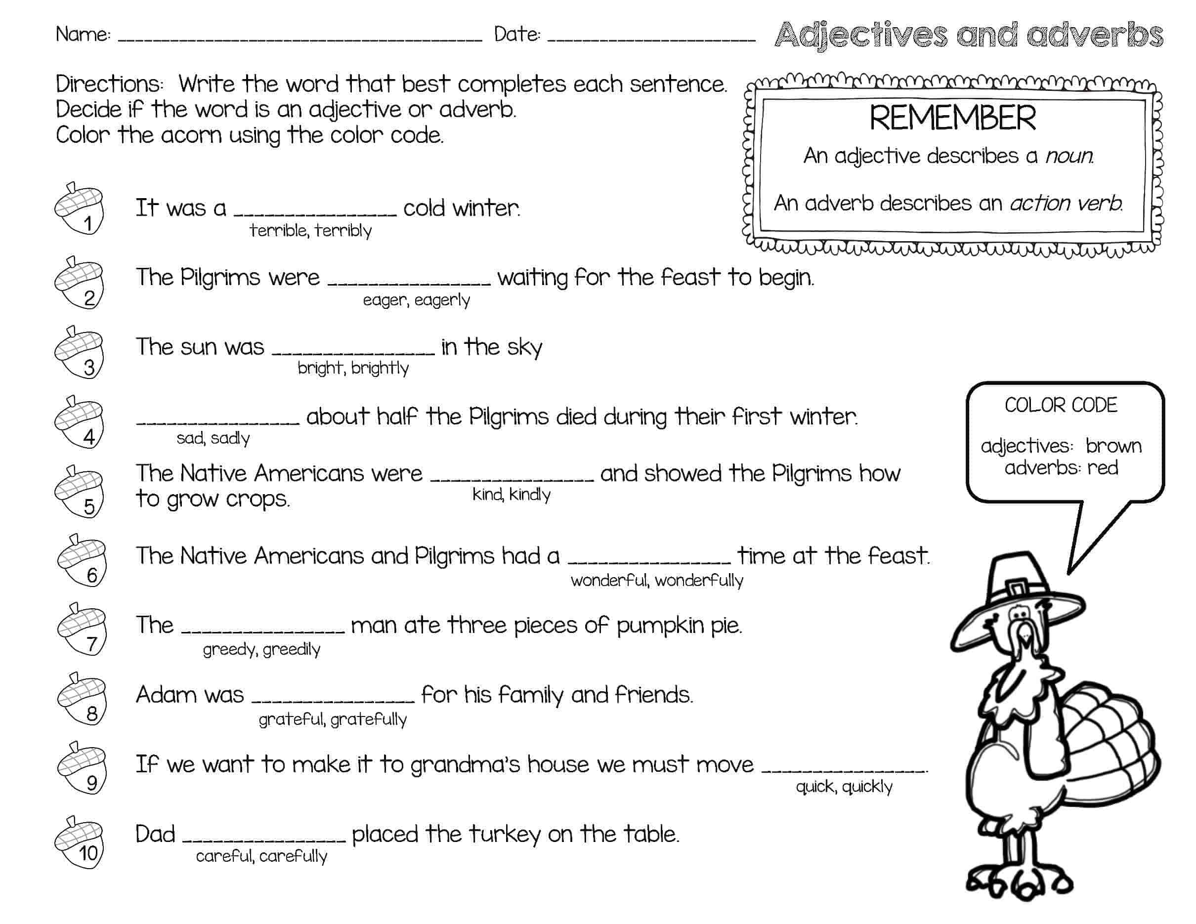 Thanksgiving Reading Comprehension Passages And Activities within Free Thanksgiving Reading Comprehension Worksheets