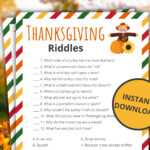 Thanksgiving Riddles | Printable Thanksgiving Game | Thanksgiving Regarding Thanksgiving Riddles Worksheets