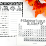 Thanksgiving Science Worksheet (Fun With The Periodic Table) Pertaining To The Science Of Thanksgiving Worksheet