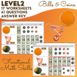 Thanksgiving Shopping Task Cards/ Worksheets   Money Math Regarding Thanksgiving Money Math Worksheets