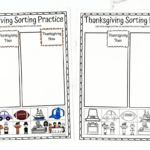 Thanksgiving Sorting Worksheet (Then And Now) Intended For Thanksgiving Then And Now Worksheet