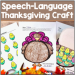 Thanksgiving Speech Therapy Craft   Articulation And Language Inside Thanksgiving Articulation Worksheets