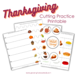 Thanksgiving Themed Cutting Practice Pages For Scissor Skills Throughout Thanksgiving Cutting Worksheets