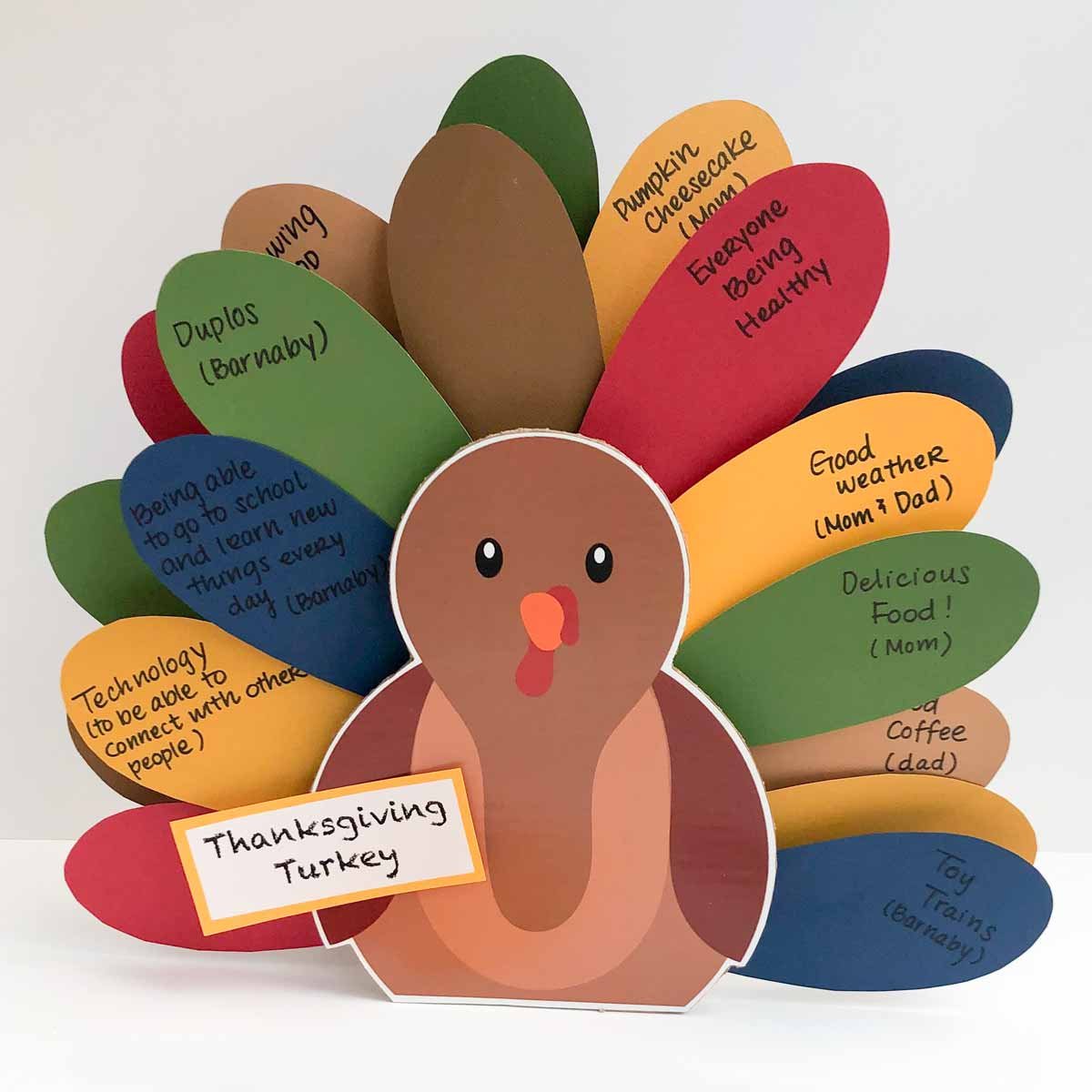 Thanksgiving Turkey&amp;quot; Craft For Kids (Free Printable) - Mindymakes throughout Thanksgiving Turkey Worksheet