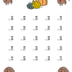 Thanksgiving Turkey Subtraction Worksheet   Have Fun Teaching With Thanksgiving Subtraction Worksheets