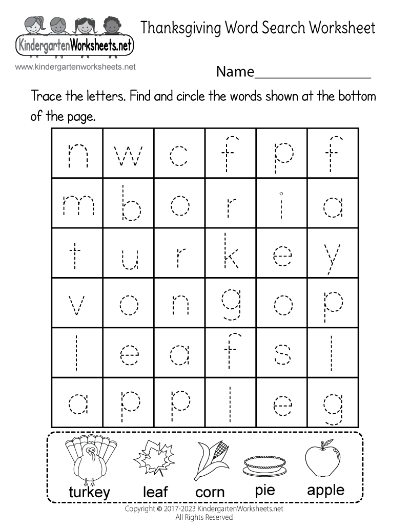 Thanksgiving Word Search Worksheet - Free Printable, Digital, &amp;amp; Pdf within Thanksgiving Nouns Worksheets