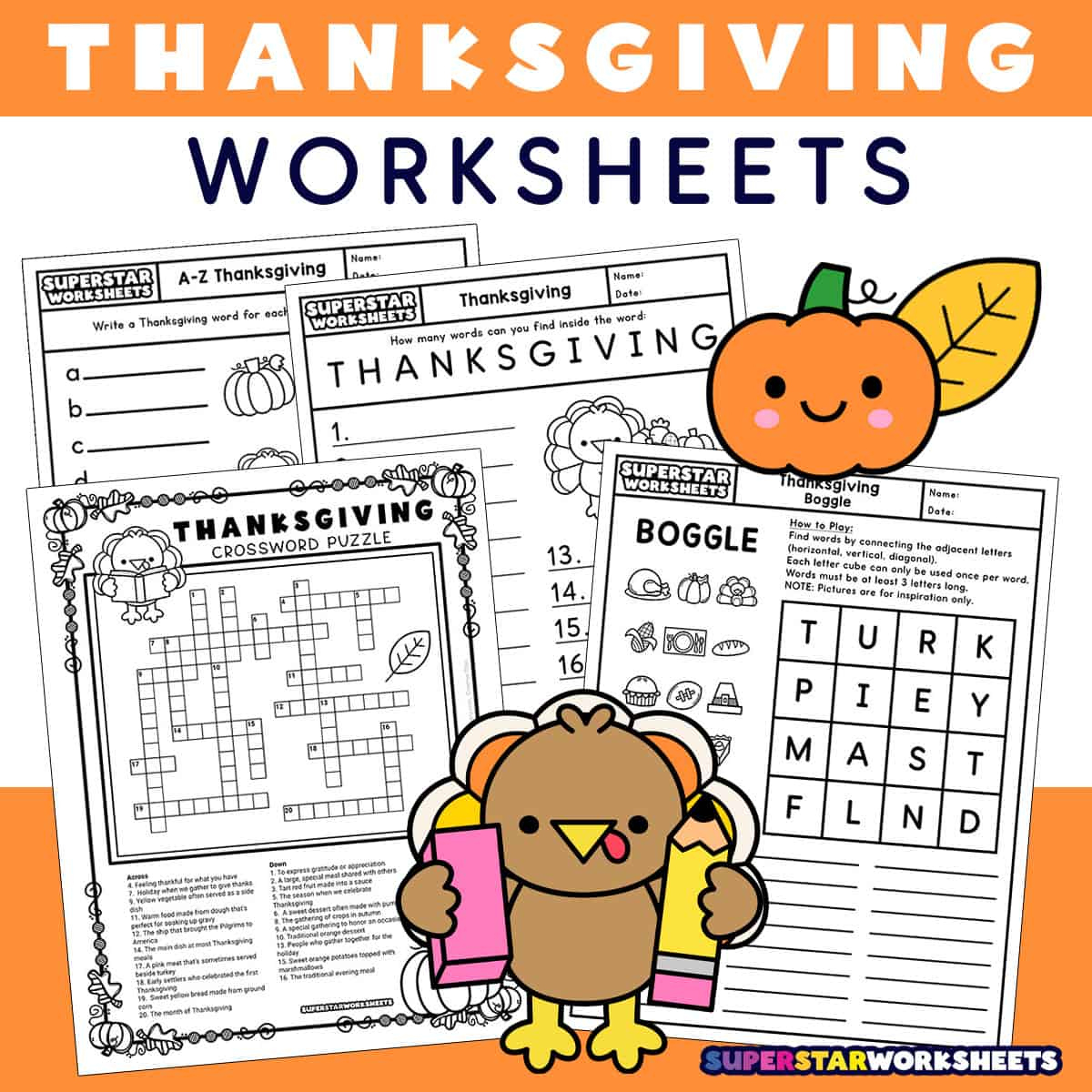 Thanksgiving Worksheets (Free Printables) - Superstar Worksheets regarding Canadian Thanksgiving Worksheets