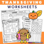 Thanksgiving Worksheets (Free Printables)   Superstar Worksheets With Thanksgiving Following Directions Worksheet