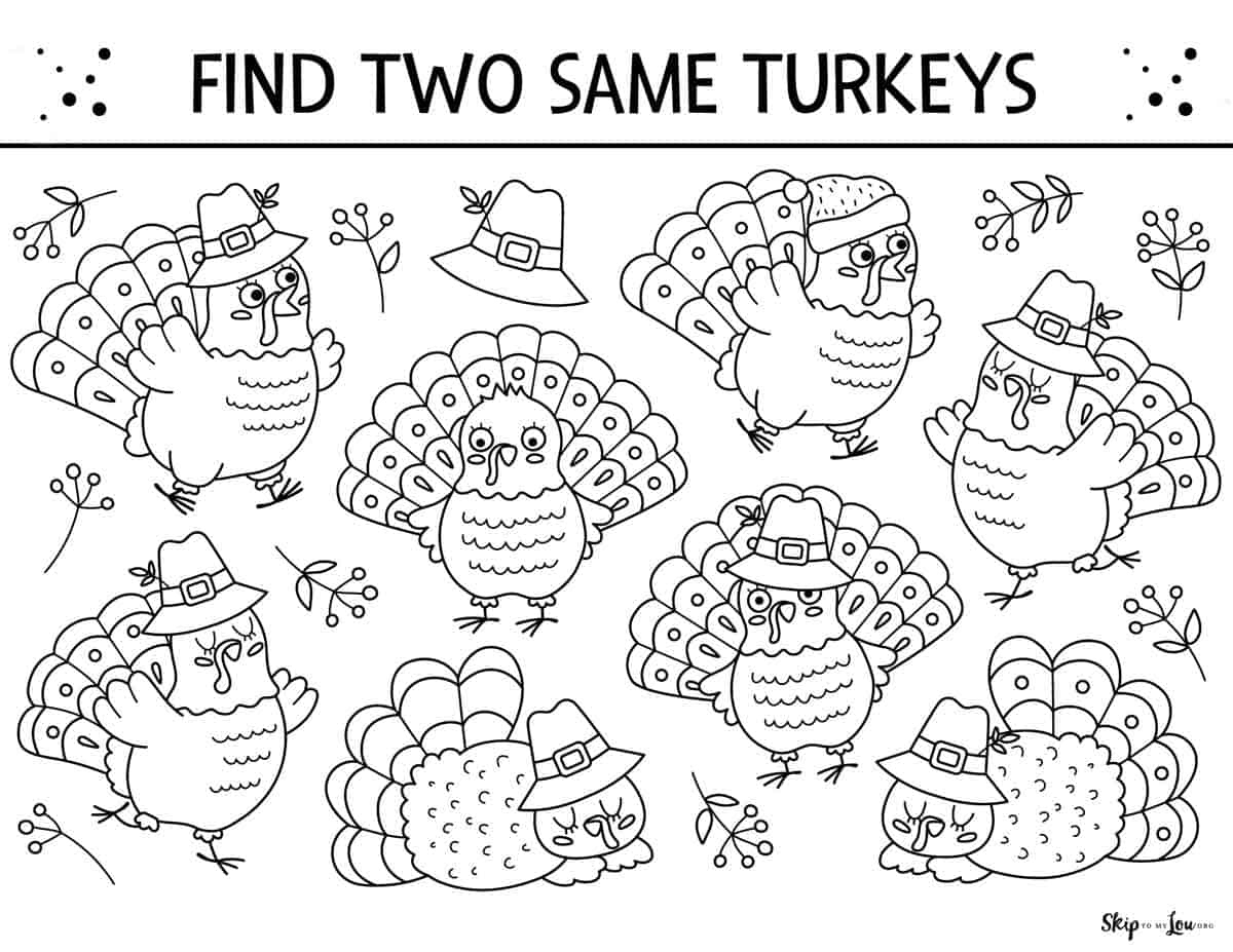 Thanksgiving Worksheets | Skip To My Lou within Thanksgiving Fun Worksheets Free Printable