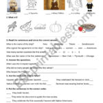 The First Thanksgiving   Esl Worksheetedemianova Pertaining To The First Thanksgiving Worksheet Answers