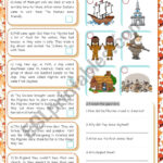 The First Thanksgiving   Esl Worksheetkissnetothedit Within The First Thanksgiving Worksheet