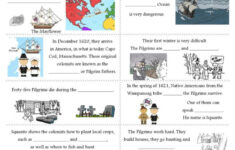 The Origins Of Thanksgiving: English Esl Worksheets Pdf &amp; Doc intended for The First Thanksgiving Worksheet