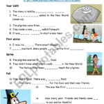 The Story Of Thanksgiving   Esl Worksheetsorciã¨re Regarding The Story Of Thanksgiving Worksheet