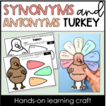 Turkey Craft Synonyms And Antonyms Fall Thanksgiving Inside Thanksgiving Synonyms And Antonyms Worksheet