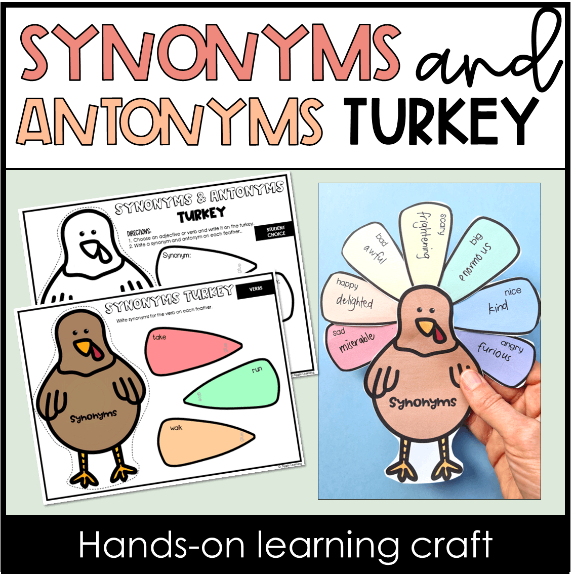 turkey craft synonyms and antonyms fall thanksgiving inside thanksgiving synonyms and antonyms worksheet Turkey Craft Synonyms And Antonyms Fall Thanksgiving inside Thanksgiving Synonyms and Antonyms Worksheet