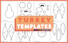 Turkey Templates (Free Printables) - Superstar Worksheets for Thanksgiving Turkey Worksheets